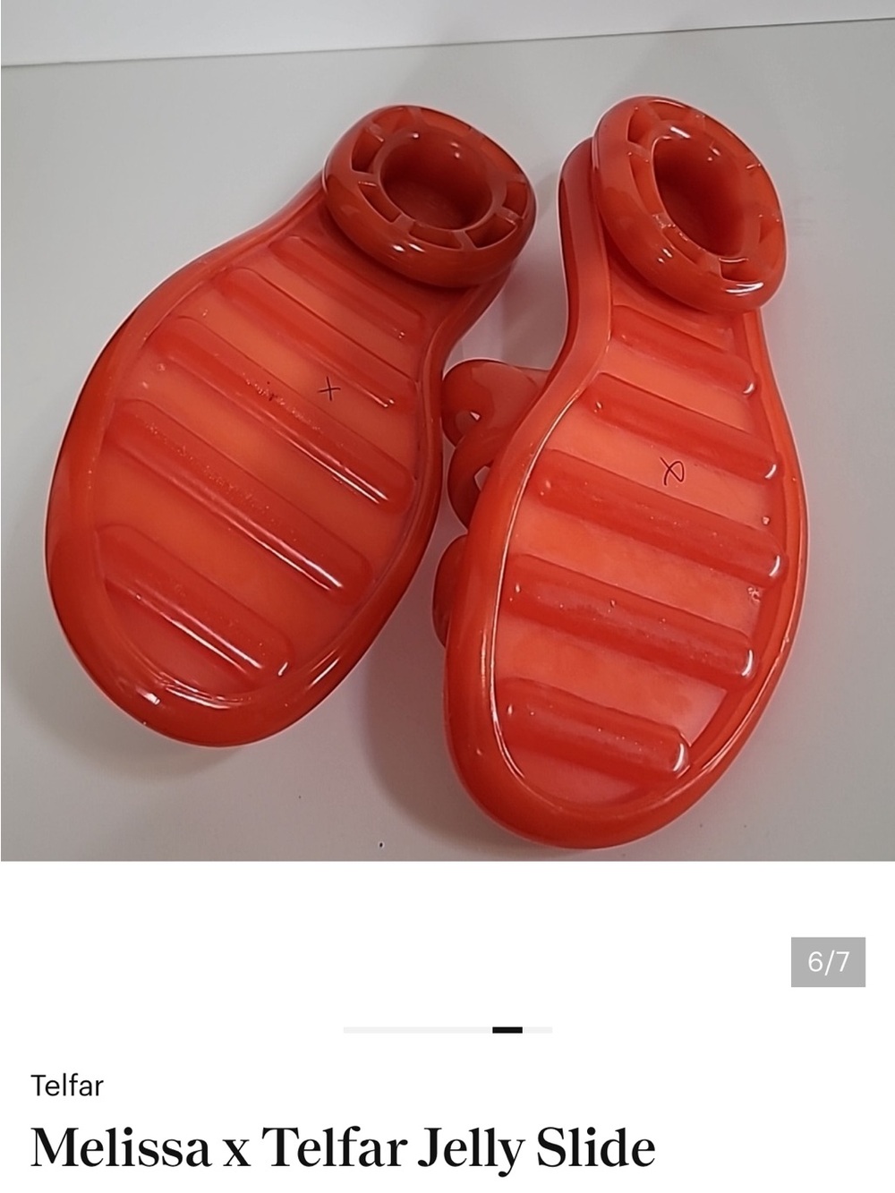 Melissa x Telfar Jelly Slide - Picture 3 of 4